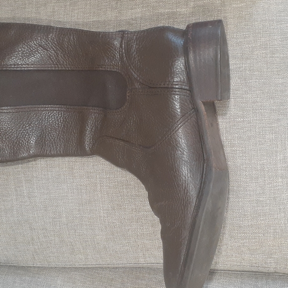 Tory burch Kristy brown leather boots size 10M - Picture 2 of 16